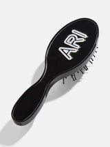 BaubleBar Fine Line Mini Custom Hair Brush - Fine Line Black - 
    Personalized hair brush
  
