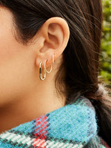 BaubleBar 18K Gold Plated Sterling Silver. Pavé Cubic Zirconia Stones -
18K gold plated sterling silver