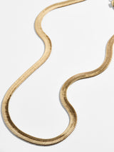 BaubleBar Gold - 
    Gold snake chain necklace
  
