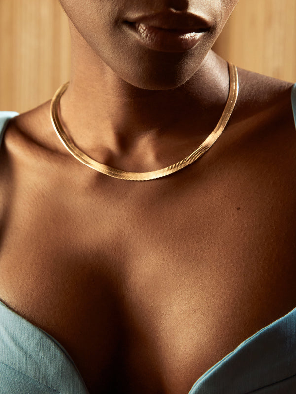Gia Necklace - Gold Plated Brass