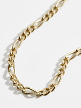 BaubleBar Figaro 18K Gold Bracelet - Gold -
Limited Time: Enjoy 20% Off