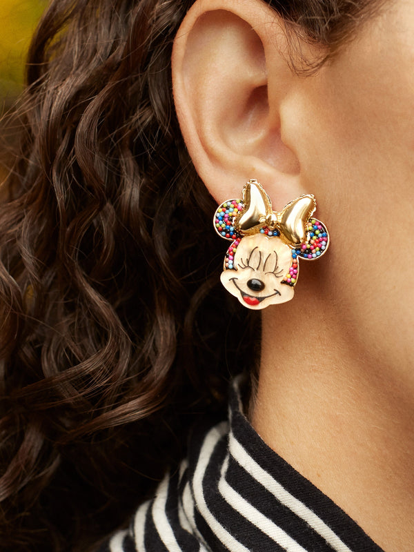 Minnie Mouse Disney Birthday Earrings - Multi