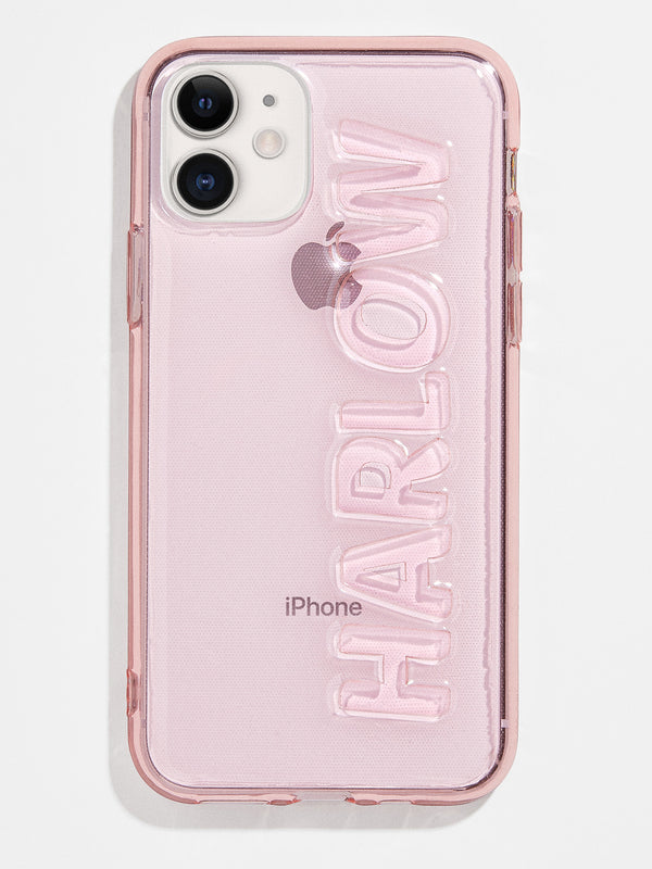 Jelly Custom iPhone Case - Pink