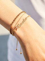 BaubleBar 14K Gold Paperclip Chain Custom Nameplate Bracelet - Gold - 
    Enjoy 20% off - This Week Only
  
