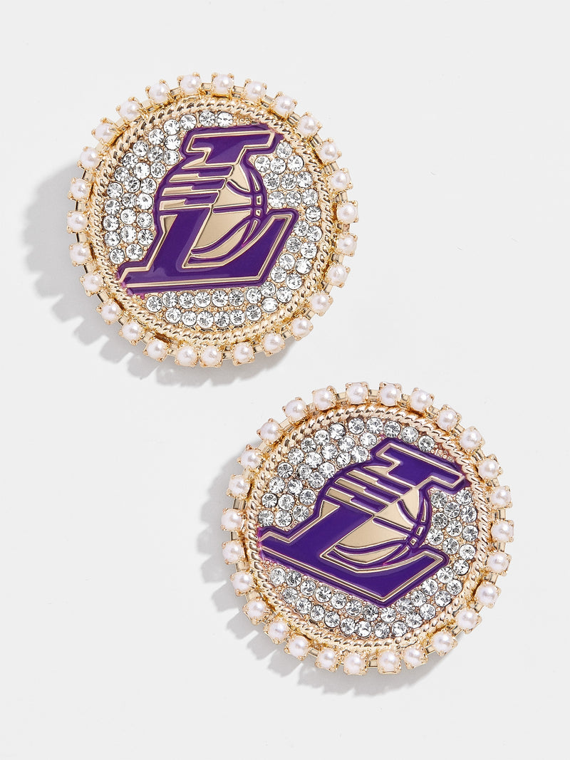 BaubleBar La Lakers Studs - La Lakers - 
    NBA Earrings
  
