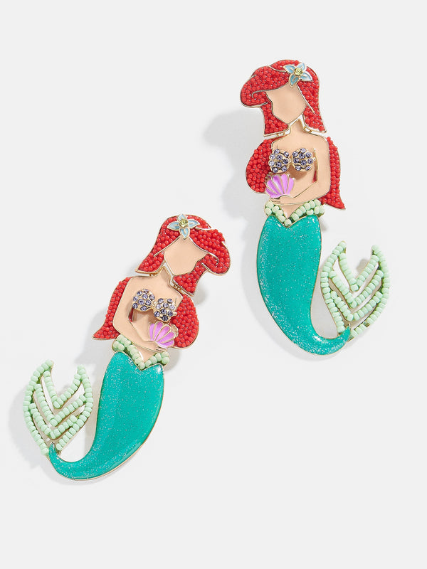 Ariel Disney Earrings - Red