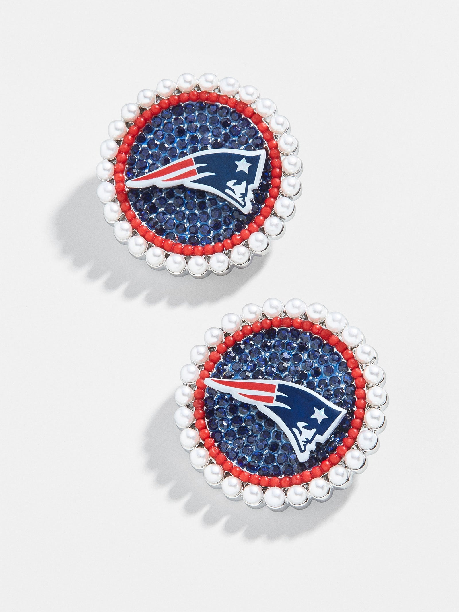 New England Patriots NFL Statement Stud Earrings New England