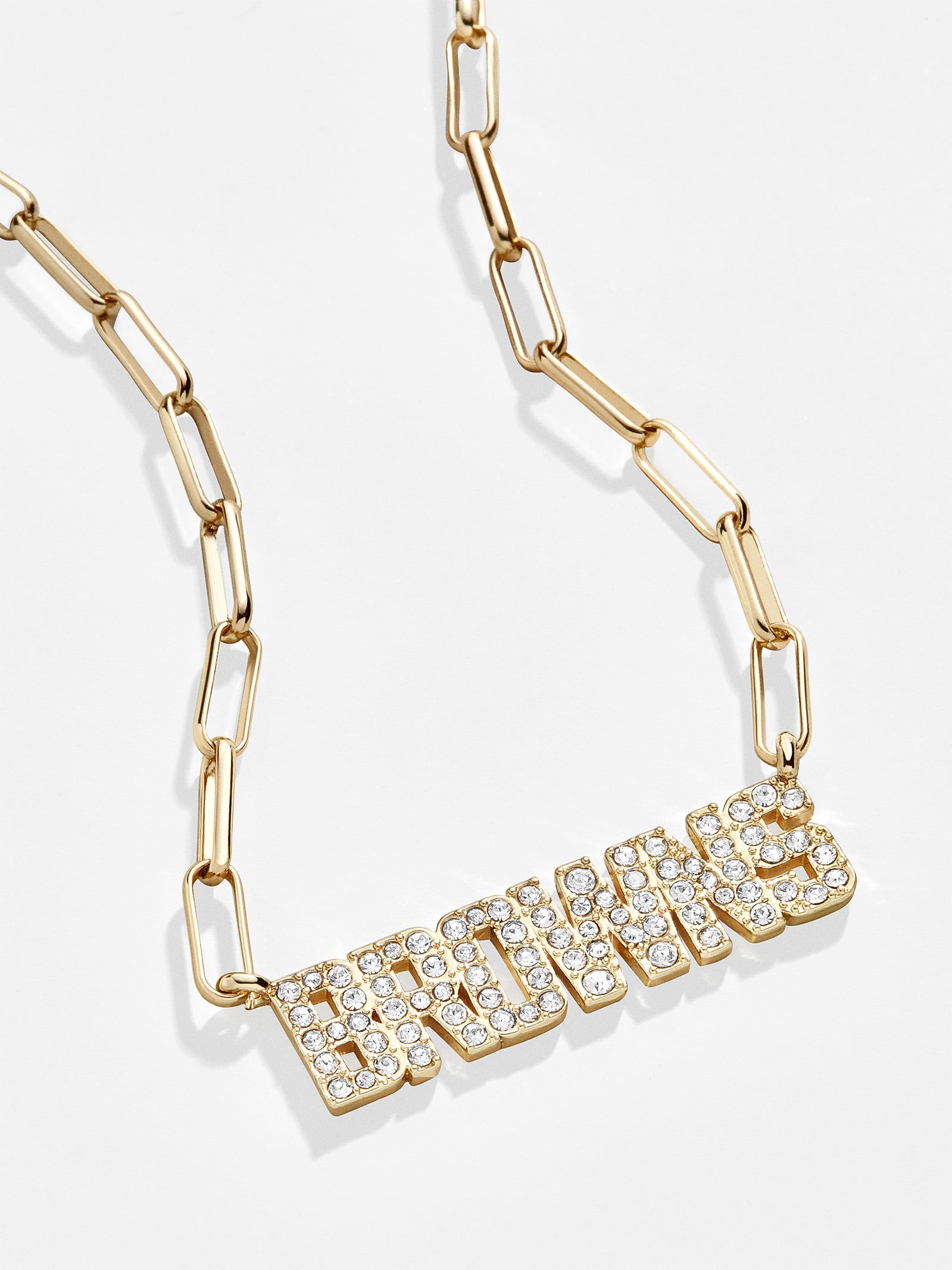 Baublebar Cleveland Browns NFL Gold Chain Necklace - Cleveland Browns