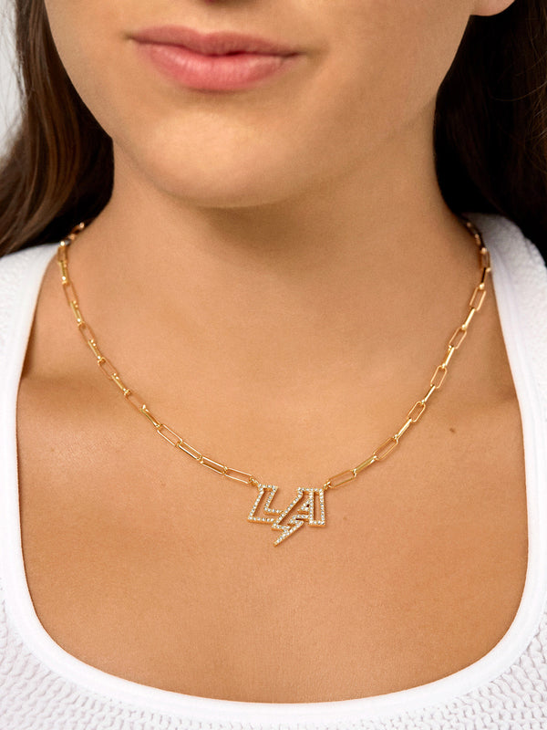 Los Angeles Chargers NFL Gold Chain Necklace - Los Angeles Chargers