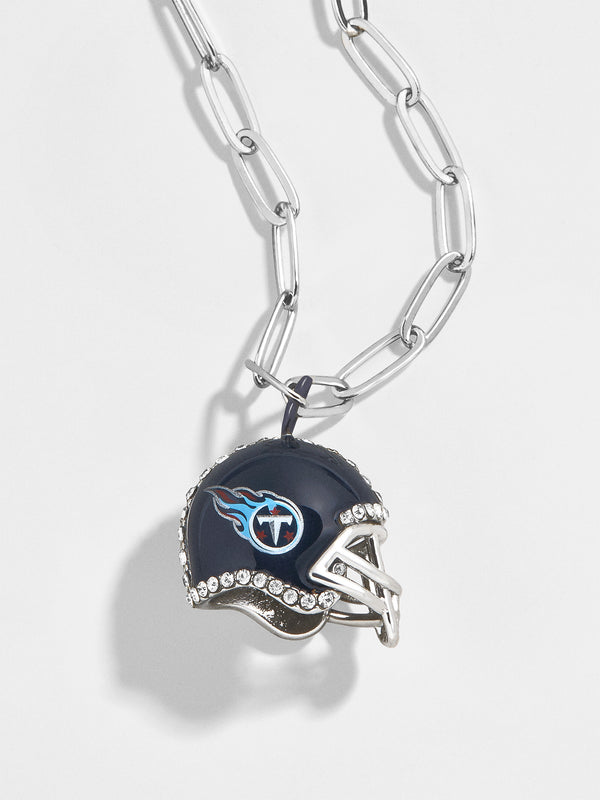 NFL Helmet Charm Necklace - Tennessee Titans