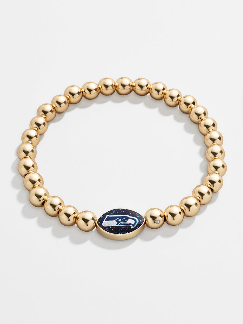 BaubleBar Seattle Seahawks NFL Gold Pisa Bracelet - Seattle Seahawks - 
    NFL bracelet
  
