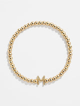 BaubleBar M - 
    Gold beaded stretch bracelet
  
