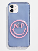 BaubleBar All Smiles Custom iPhone Case - Navy / Light Pink - 
    Customizable phone case
  
