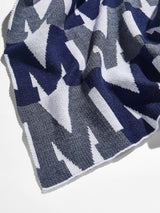 BaubleBar On Repeat Custom Blanket - Blue/White - 
    25% Off Custom Gifts: The Annual Custom Event