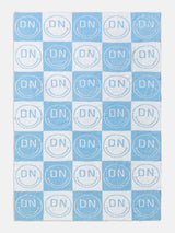 BaubleBar All Smiles Custom Blanket - Light Blue/White - 
    Custom, machine washable blanket
  
