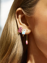 BaubleBar Strawberry Shortcake Bar Earrings - Strawberry Shortcake Bar Earrings - 
    Ice cream stud earrings
  
