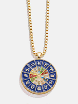 BaubleBar 18K Gold Reversible Medallion Necklace - Astro - 
    18K gold plated sterling silver