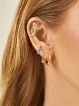 BaubleBar Pop the Bubbly Earring Set - Champagne Flute -
Set of two champagne earrings