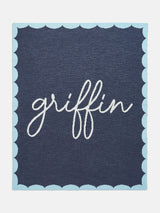 BaubleBar Subtly Scalloped Custom Blanket - Navy/Blue -
It's Black Friday Week: Enjoy 20% off.