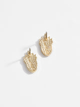 BaubleBar Mini Evil Queen disney Earrings - Gold - 
    Small Villain stud earrings
  
