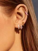 BaubleBar Mini Ursula disney Earrings - Purple - 
    Small Villain stud earrings
  

