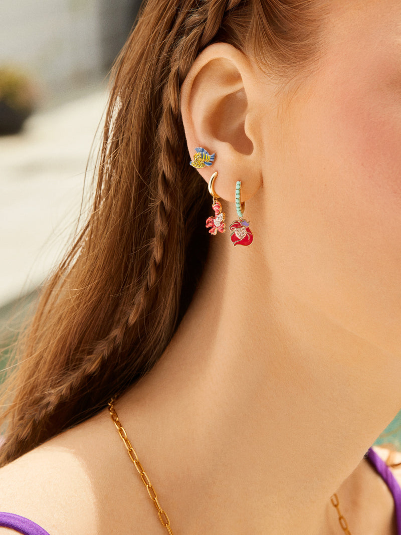 BaubleBar The Little Mermaid disney Princess Earring Set - Red - 
    Three pairs of Disney Princess earrings
  
