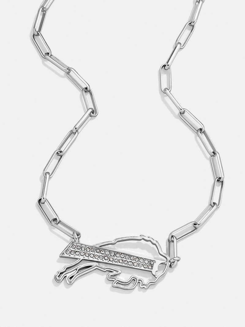 BaubleBar Buffalo Bills NFL Silver Chain Necklace - Buffalo Bills - 
    NFL necklace
  
