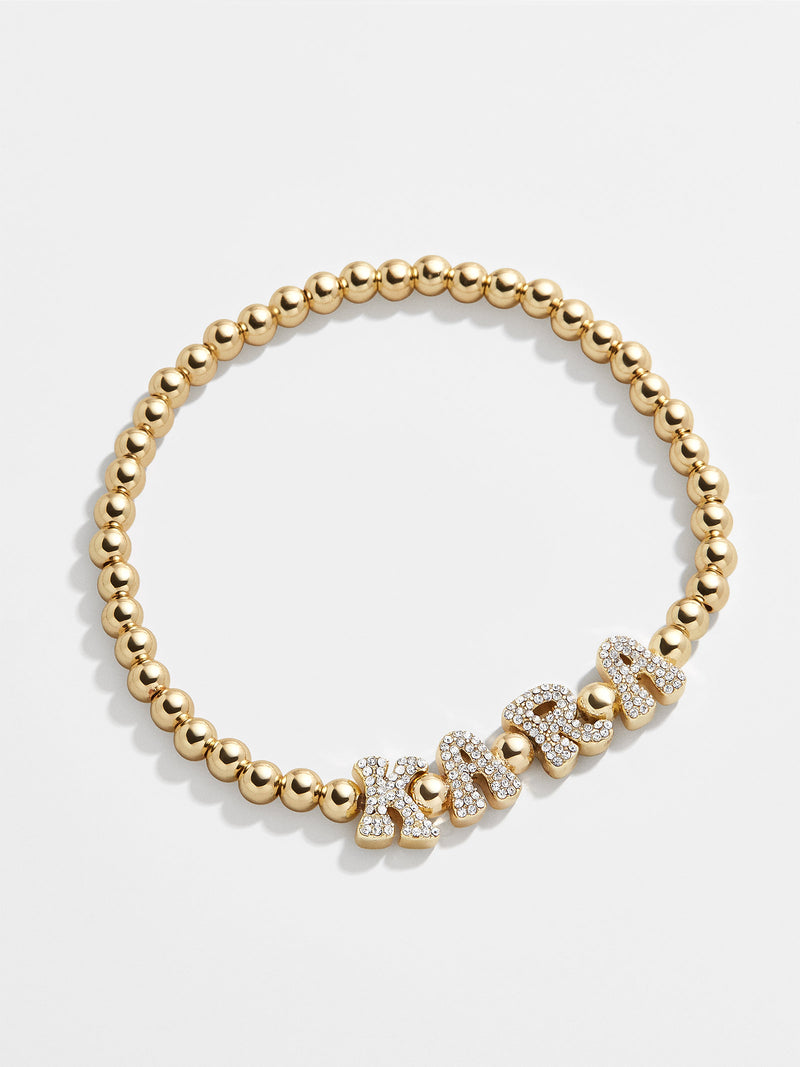 BaubleBar Custom Pisa Bracelet - Gold/Pavé - 
    Customizable bracelet
  
