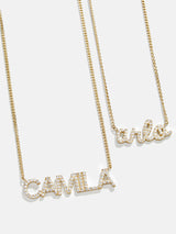 BaubleBar Pavé Custom Nameplate Necklace - Large - 
    Enjoy 20% off - This Week Only
  
