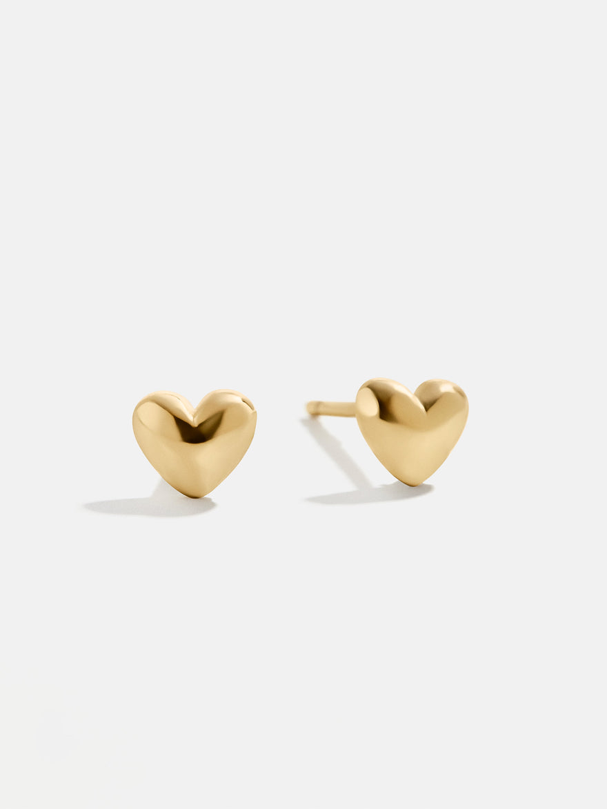 Adrianna 18K Gold Earrings - Heart
