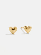 BaubleBar Adrianna 18K Gold Earrings - Heart -
18K gold plated sterling silver