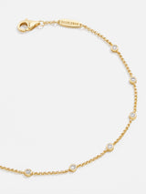BaubleBar Yasmine 18K Gold Birthstone Bracelet - Crystal -
18K gold plated sterling silver, Cubic Zirconia stones