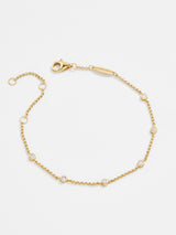 BaubleBar Yasmine 18K Gold Bracelet - Classic Bezel Stones - 
    Enjoy 20% off - This Week Only
  
