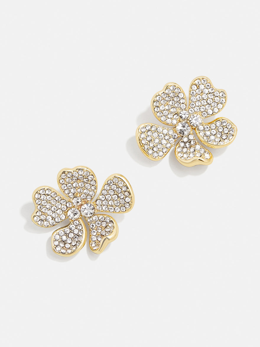 Lizzie Earrings - Gold/Pavé