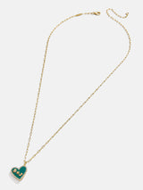 BaubleBar Reversible 18K Gold Custom Heart Necklace - Gold/Pavé - 
    25% Off Custom Gifts: The Annual Custom Event