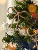 BaubleBar That's A Wrap Ornament Bow Set - Champagne - Stocking Stuffer Deal
