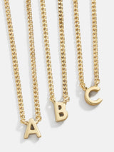 BaubleBar 18K Gold Mini Initial Necklace - Gold - 
    Enjoy an extra 20% off sale - This Week Only
  

