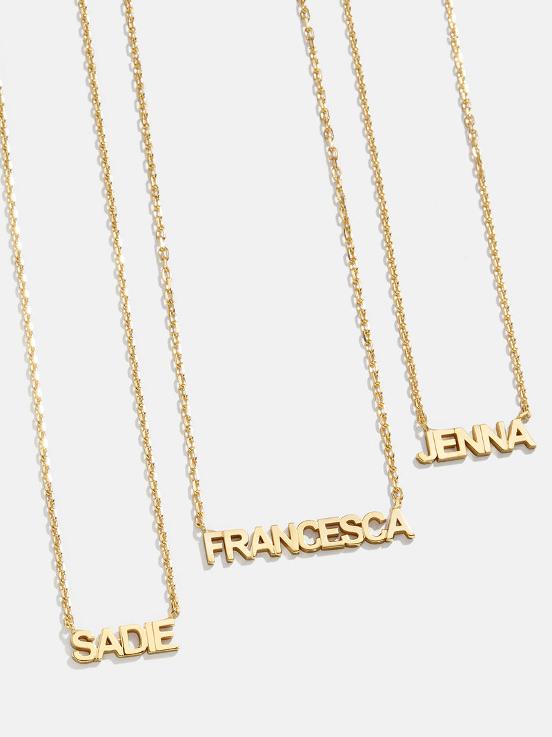 Francesca name necklace store
