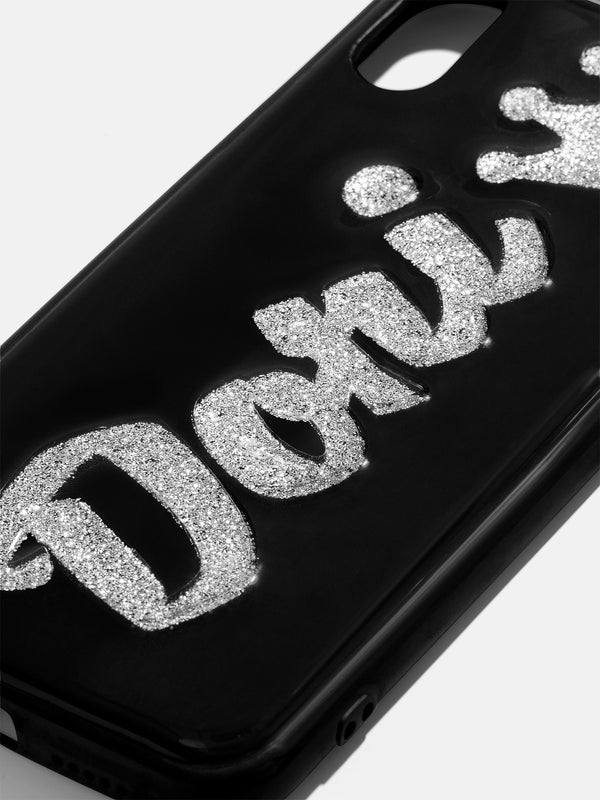 LBD Custom iPhone Case - Glitter Font