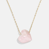 Juno Rose Quartz Necklace - Rose Quartz Stone