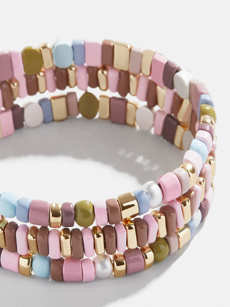 BaubleBar Pink - 
    Three beaded bracelets
  
