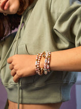 BaubleBar Pink - 
    Three beaded bracelets
  
