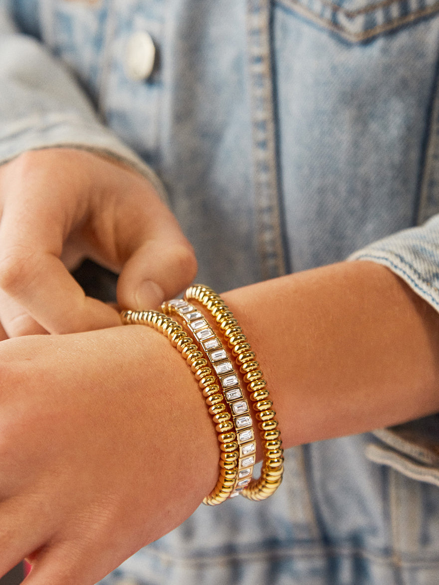 Paige Bracelet - Gold/Pavé