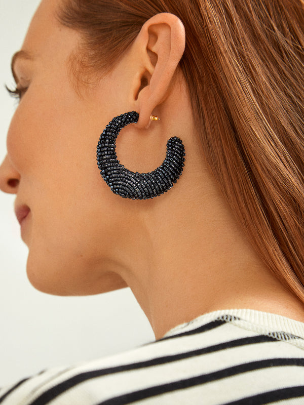 Callie Earrings - Black