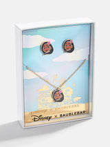 BaubleBar Encanto Earring & Necklace Set - Isabela - Disney clip-on earrings and necklace