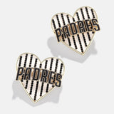 MLB Statement Stud Earrings - San Diego Padres