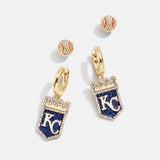 MLB Earring Set - Kansas City Royals