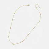 Yasmine 18K Gold Necklace - Gold/Pavé