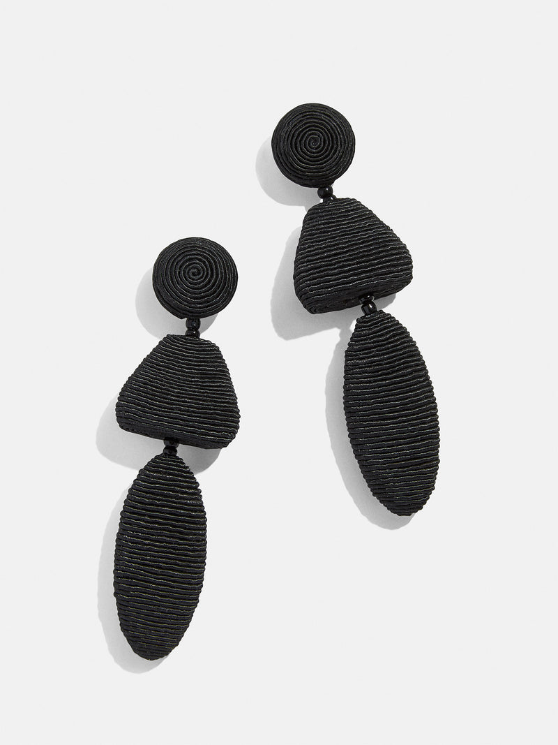 BaubleBar Raquel Earrings - Black - Get an extra 20% off sale styles. Discount applied in cart 