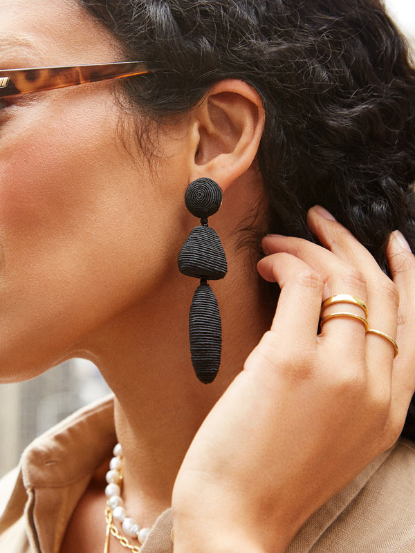 Raquel Earrings - Black